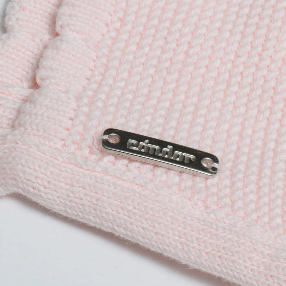 Condor Pink Garter Stitch Bonnet